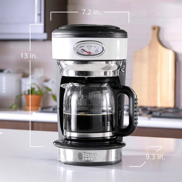 Russell Hobbs 8Cup Retro Style Coffee Maker & Reviews Wayfair